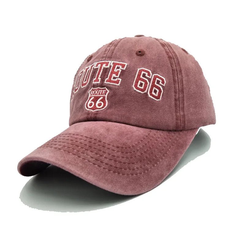 Route 66 Vintage Cap Washed Cotton Streetwear - XGEM® - Not Made for Everyone